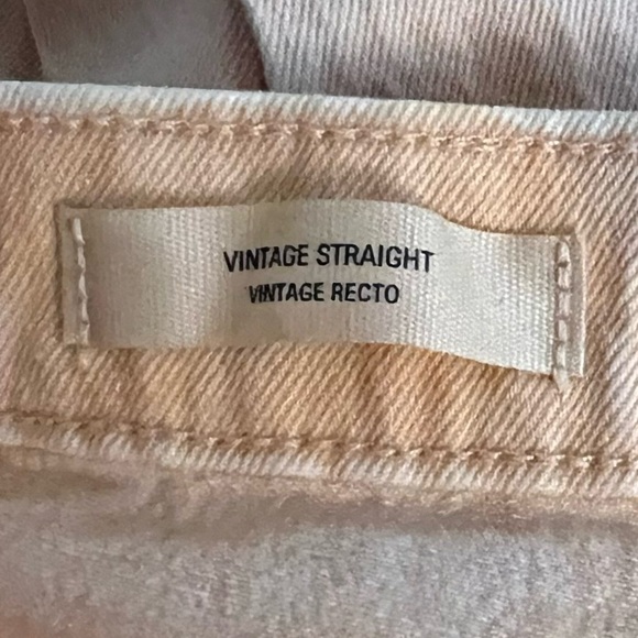 Universal Thread Women Vintage Straight Jeans Light Orange - Picture 6 of 7